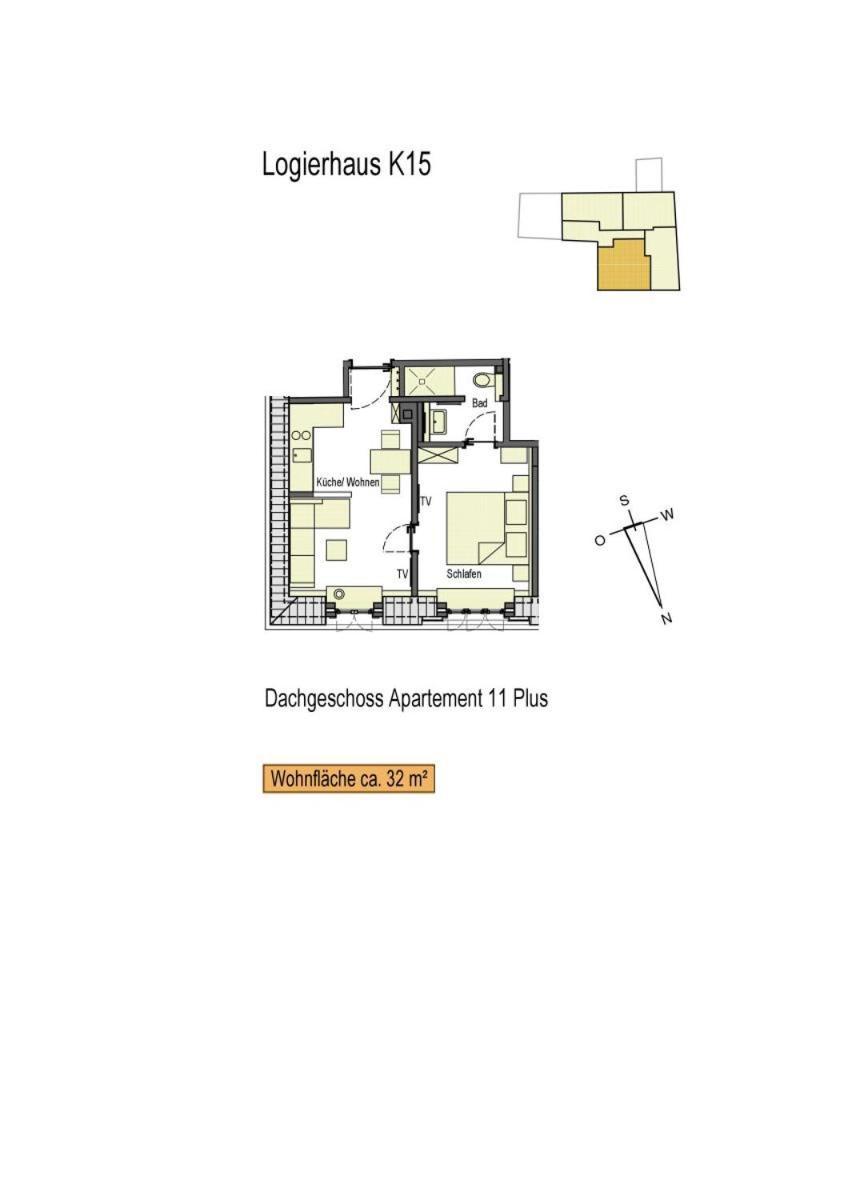 Logierhaus K15 Appartement 11 Plus Borkum Eksteriør billede